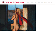 Tablet Screenshot of gracegordonofficial.com